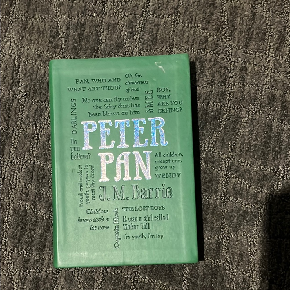 Green Peter Pan Book by J.M. Barrie